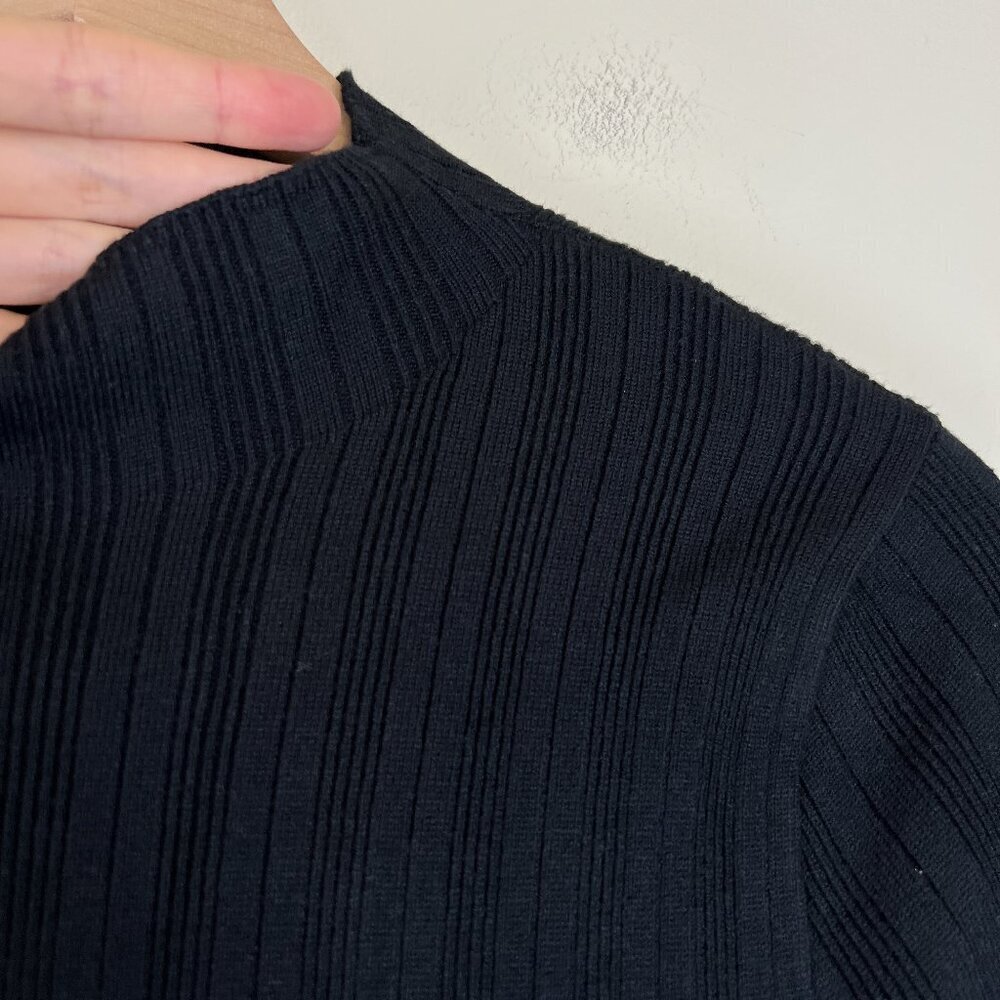 NWT Abercrombie & Fitch Black Paloma Long Sleeve Mini Dress - Picture 2 of 7